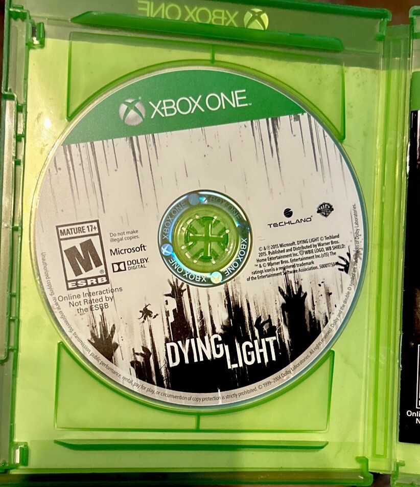 Dying Light (Microsoft Xbox One, 2015) Complete In Box CIB See Description Notes