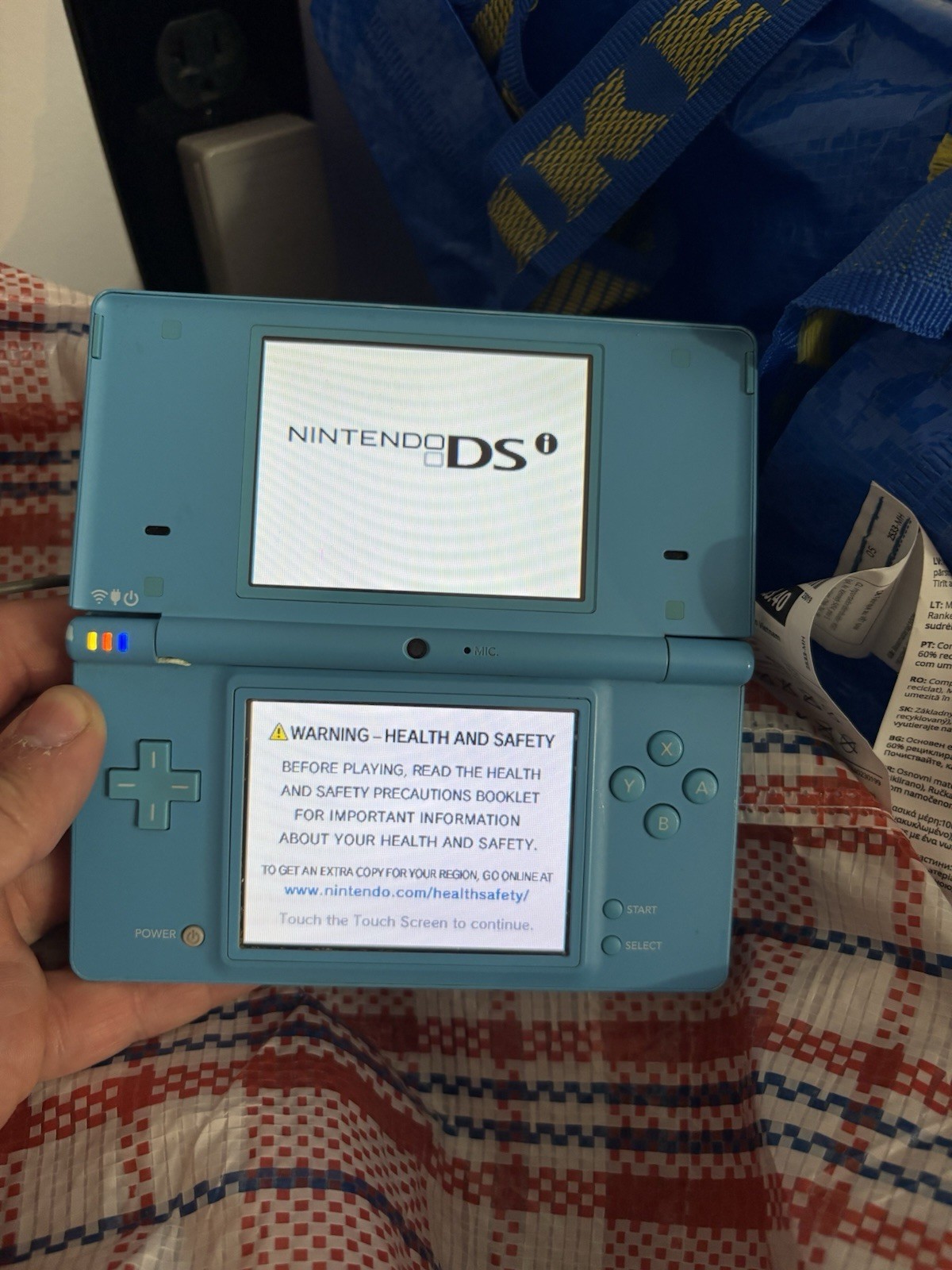 Nintendo DSi Light Blue Handheld Console Complete w/Box – Repair