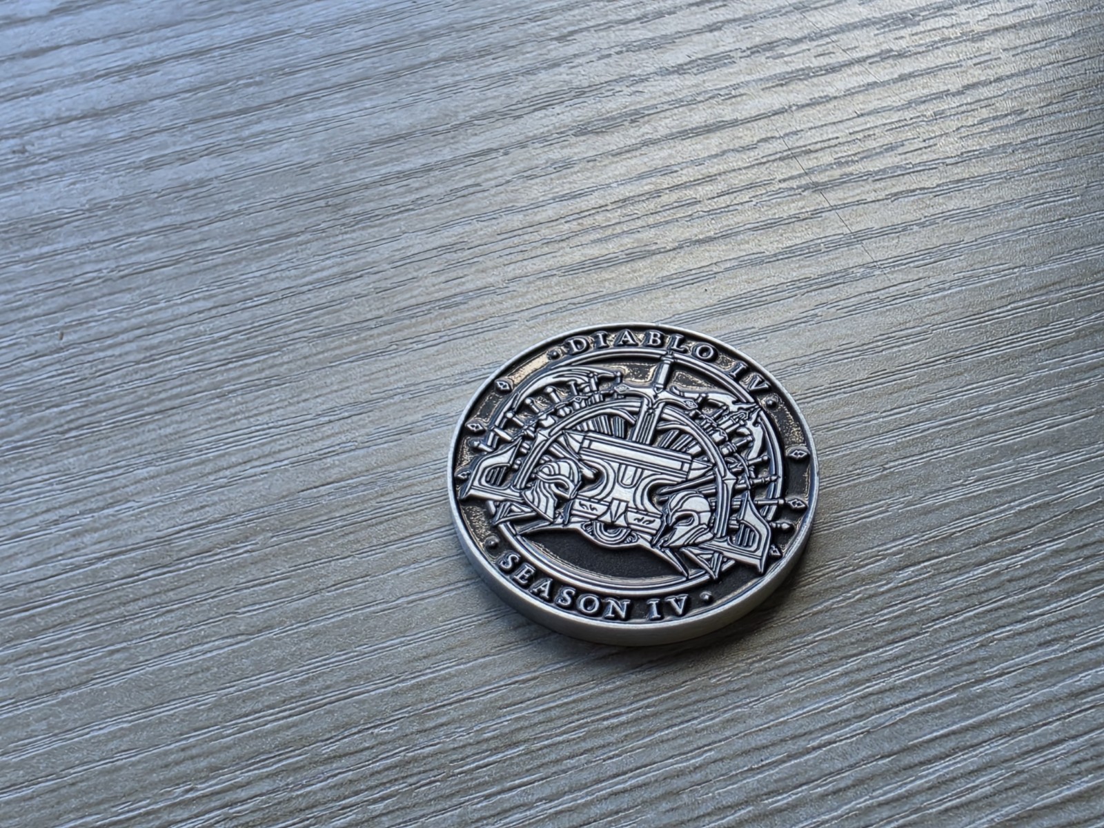 Diablo 4 IV Developer Coin Medal Season Of Loot Reborn #4 D4 Rare Blizzard PC