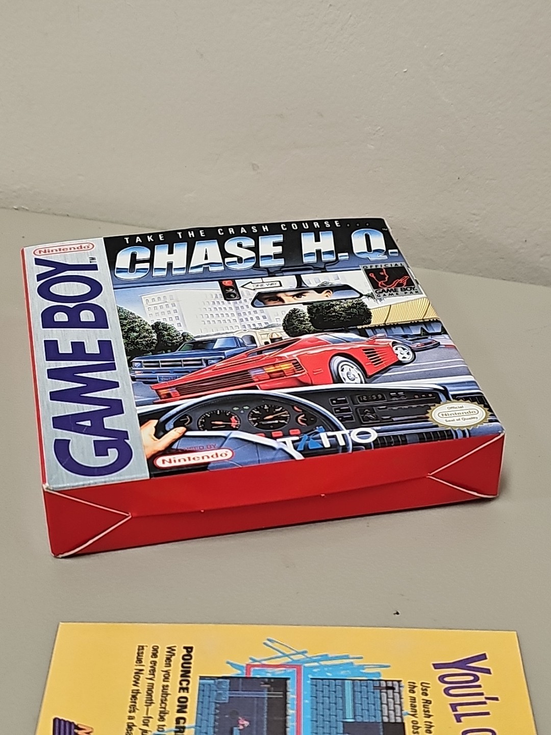 Gameboy CHASE H.Q. HQ Nintendo Game Boy BOX ONLY
