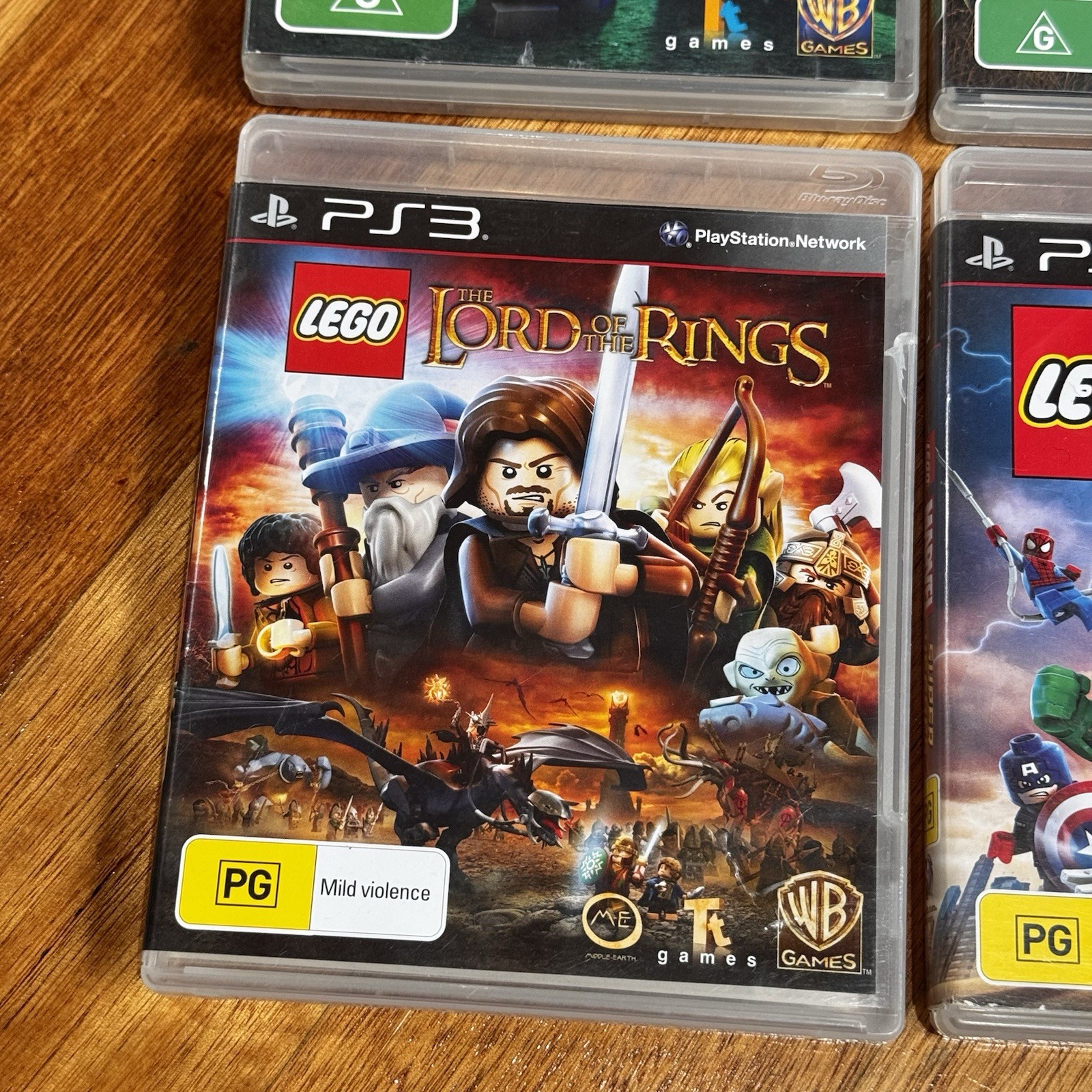 LEGO PlayStation 3 Bundle Harry Potter Years 1-4 & 5-7 Lord Of The Rings Marvel
