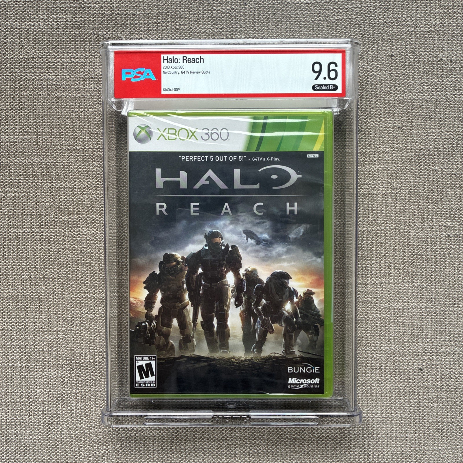 Halo: Reach • Graded PSA 9.6 B+ • Xbox 360