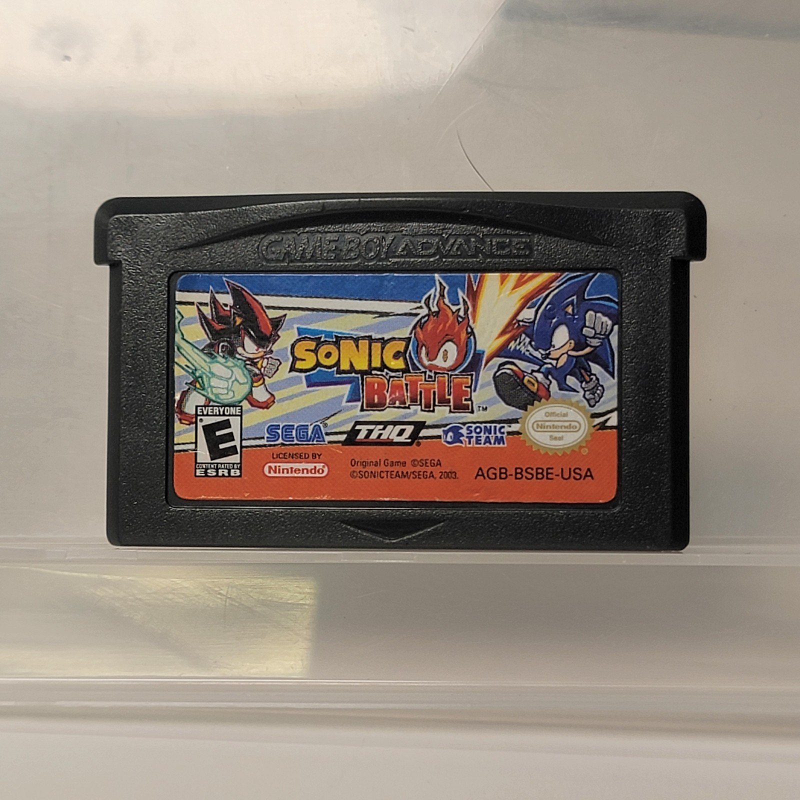 Sonic Battle (Nintendo Game Boy Advance, 2004) Authentic Cartridge Only