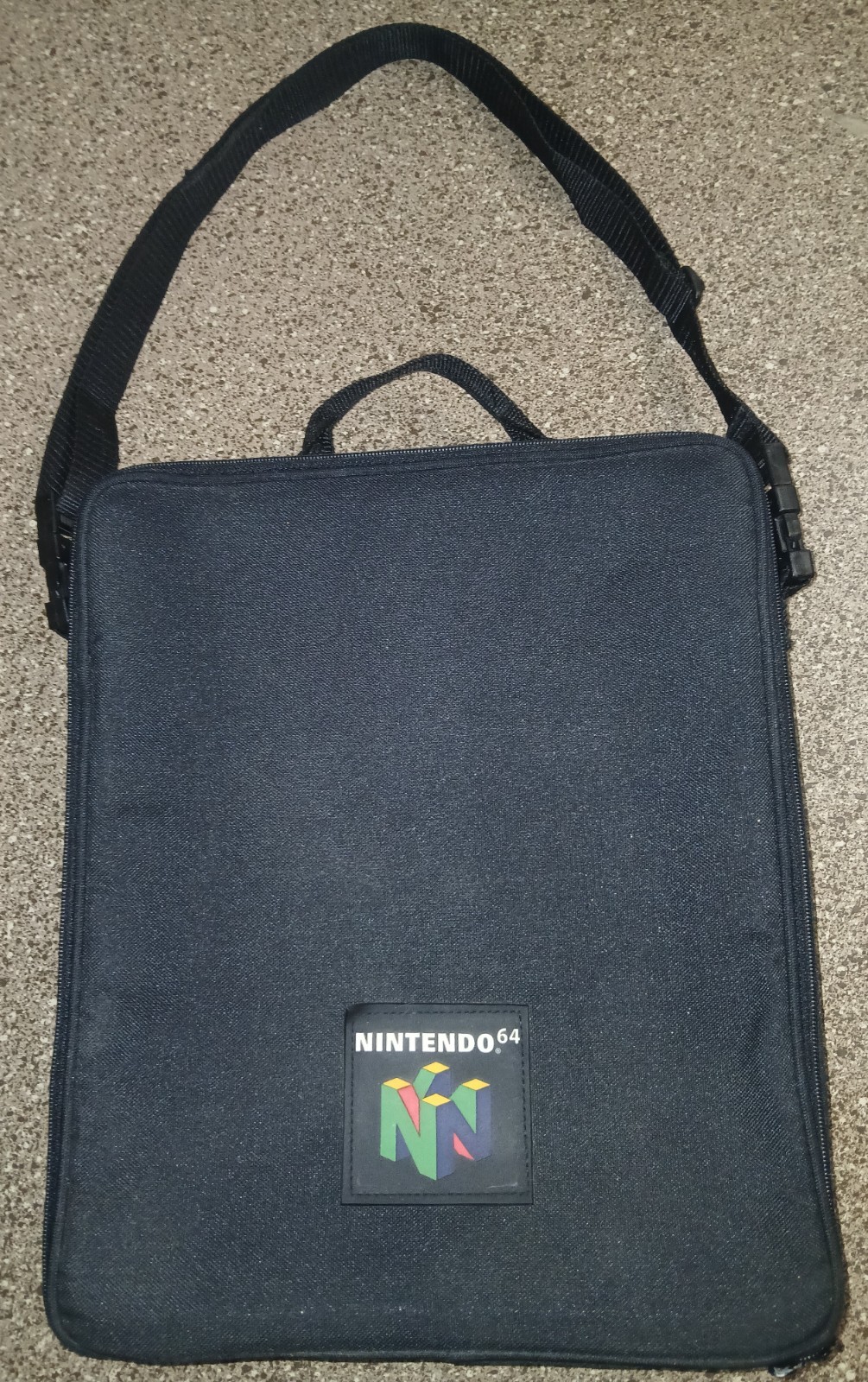 OEM Nintendo 64 Soft Carrying Case Game-Tote Bag , 1997 N64 Travel Bag, Used