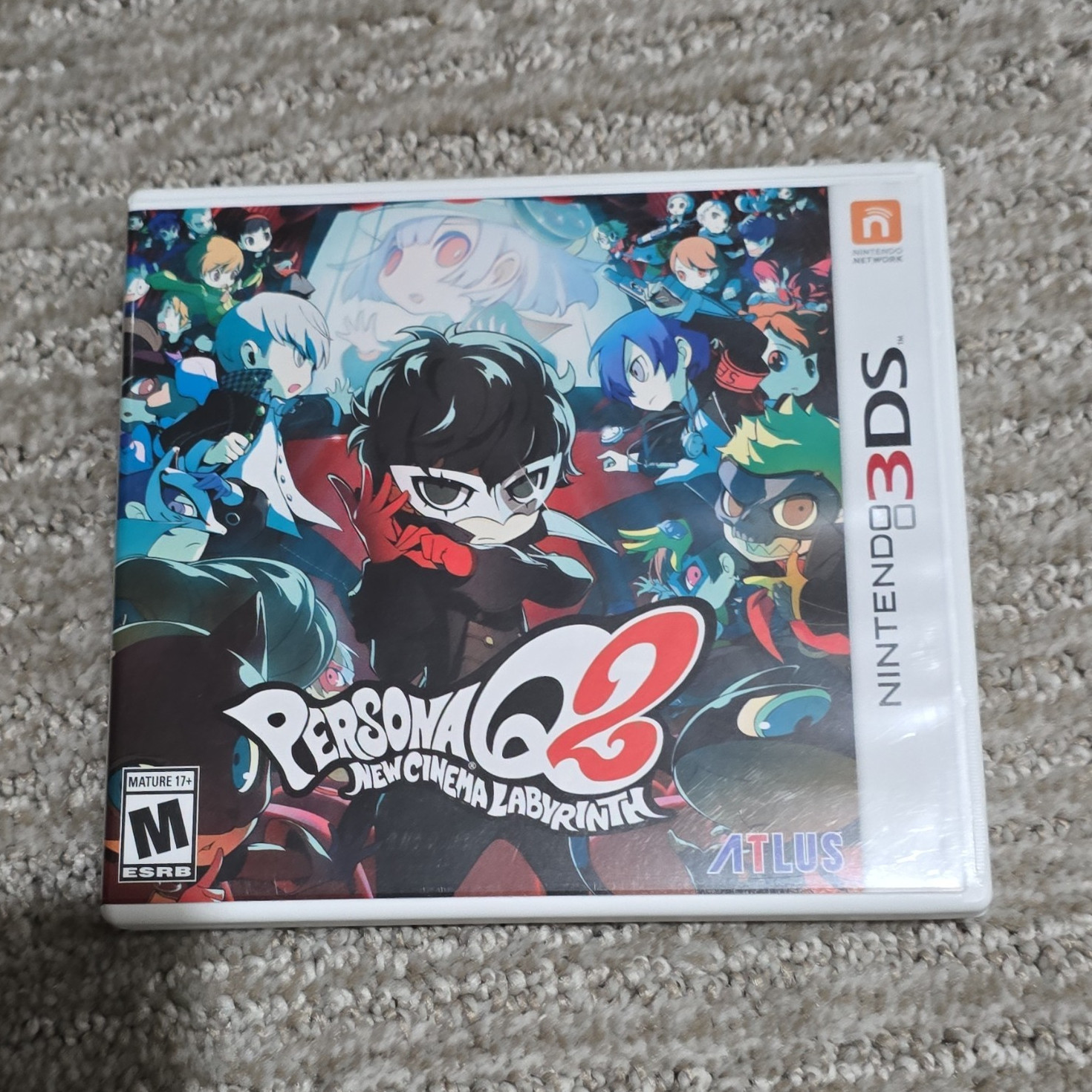 ATLUS Persona Q2: New Cinema Labyrinth (Nintendo 3DS) w/ Launch Edition Pins