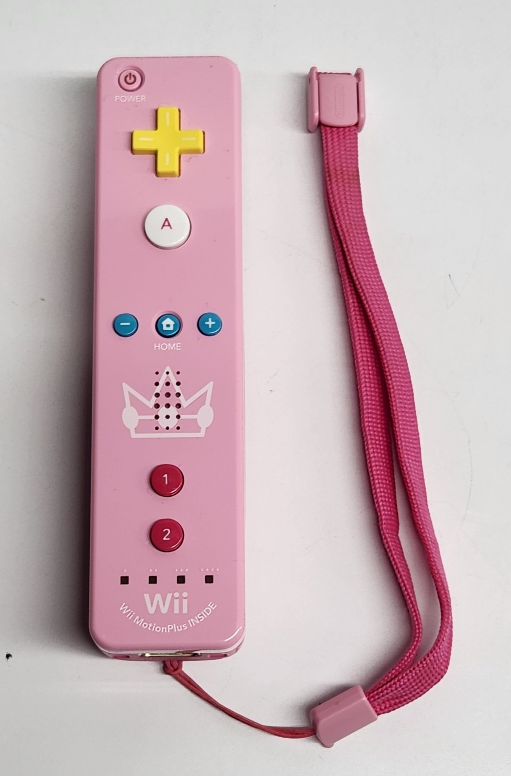 Nintendo Wii Motion Plus Remote Controller Pink Princess Peach Limited Edition