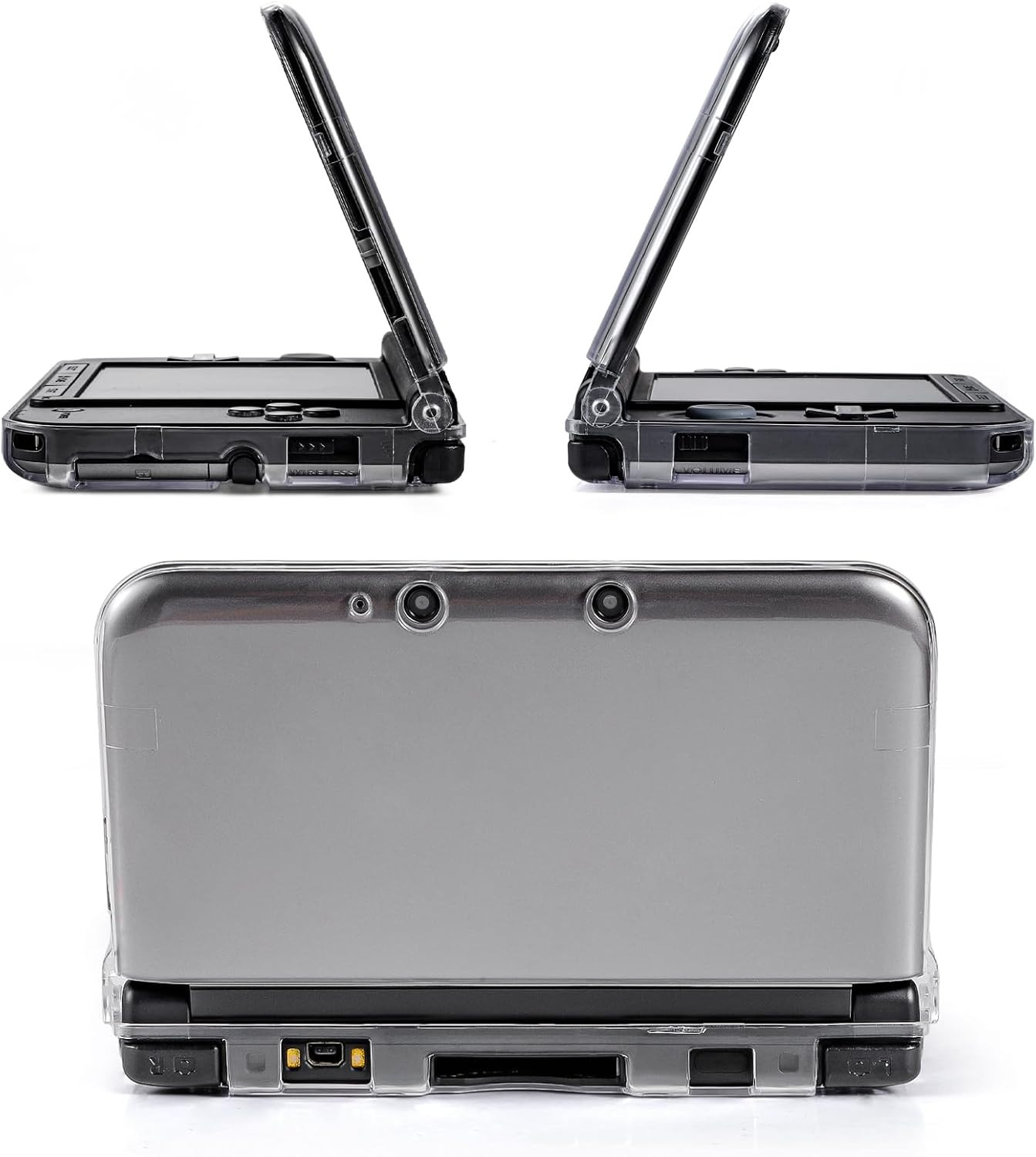 3DS XL Case – Ultra Clear Crystal Transparent Hard Shell Protective Case Cover S