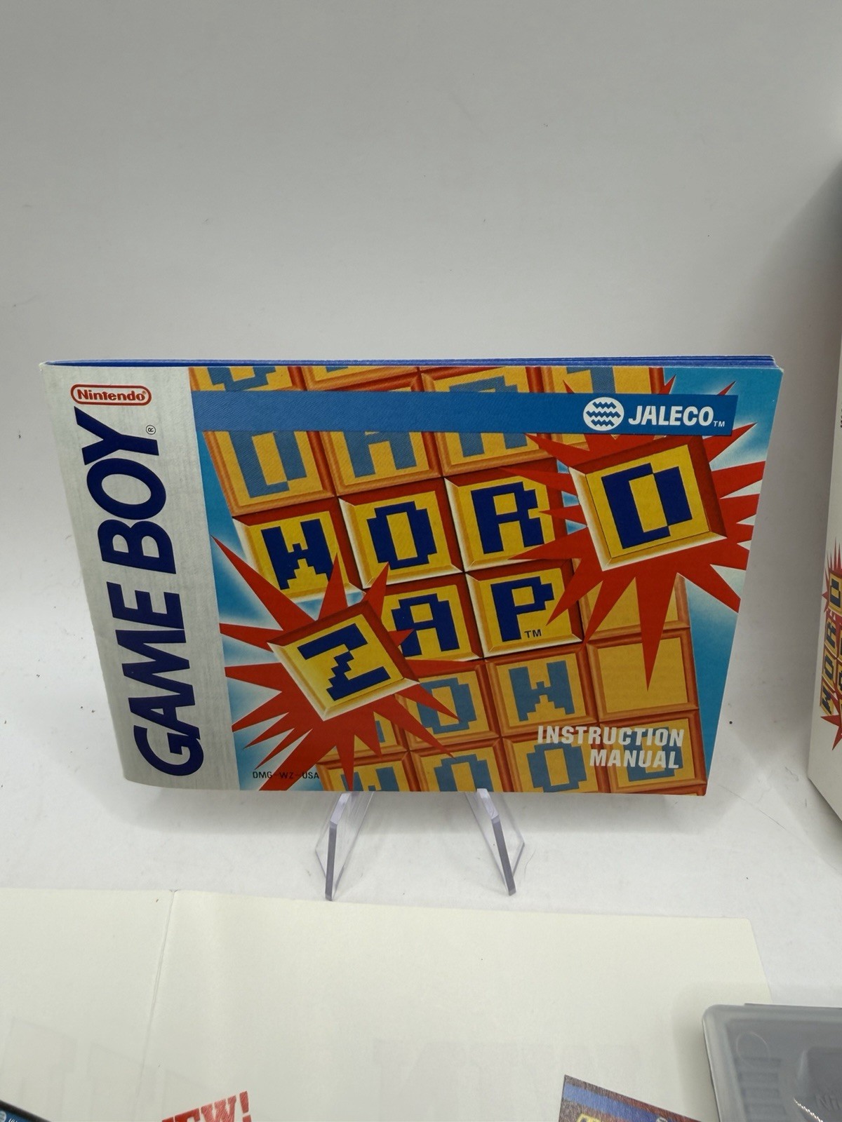 Word Zap (Nintendo Game Boy Gameboy) Complete in Box CIB Rare Fast Shipping