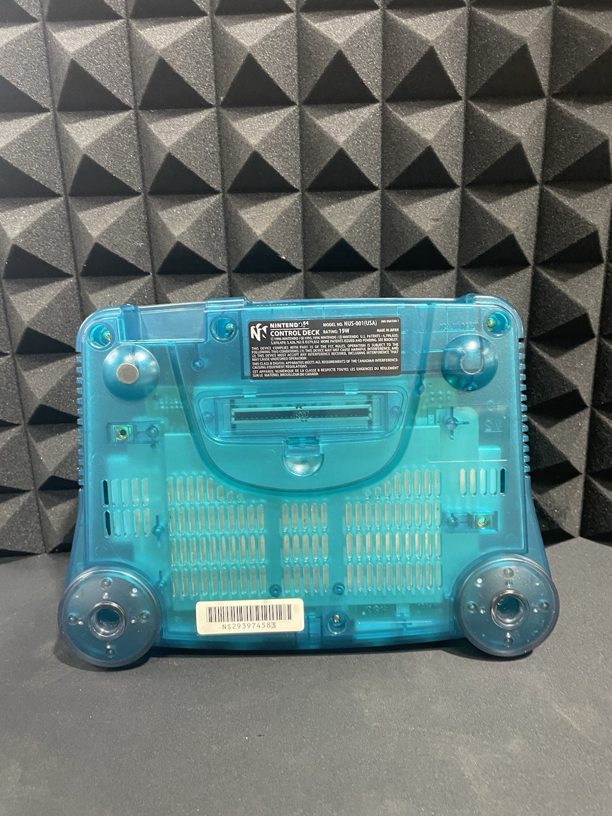 Nintendo 64 Funtastic Ice Blue Console Bundle Tested Working
