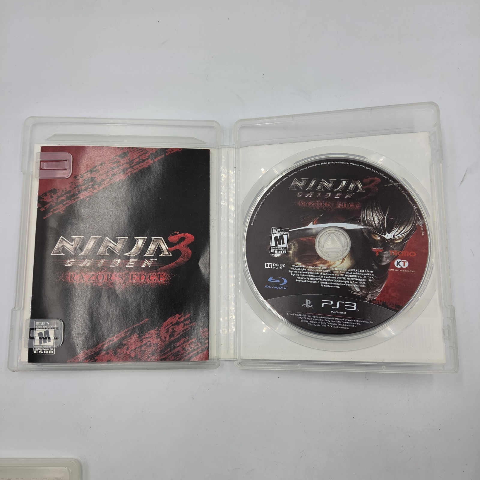 Ninja Gaiden 3: Razors Edge PS3 Sony PlayStation 3 CIB