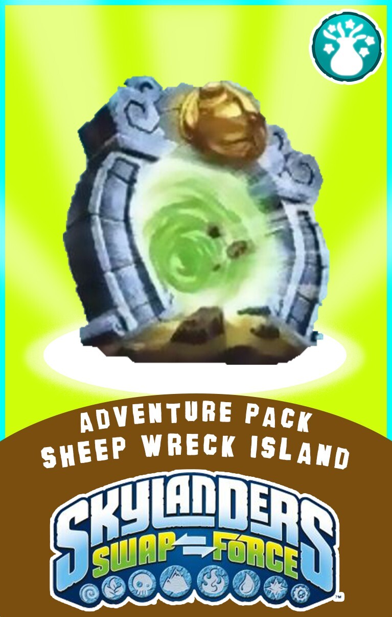 Skylanders Swap Force Sheepwreck Island NFC Card FREE SHIPPING