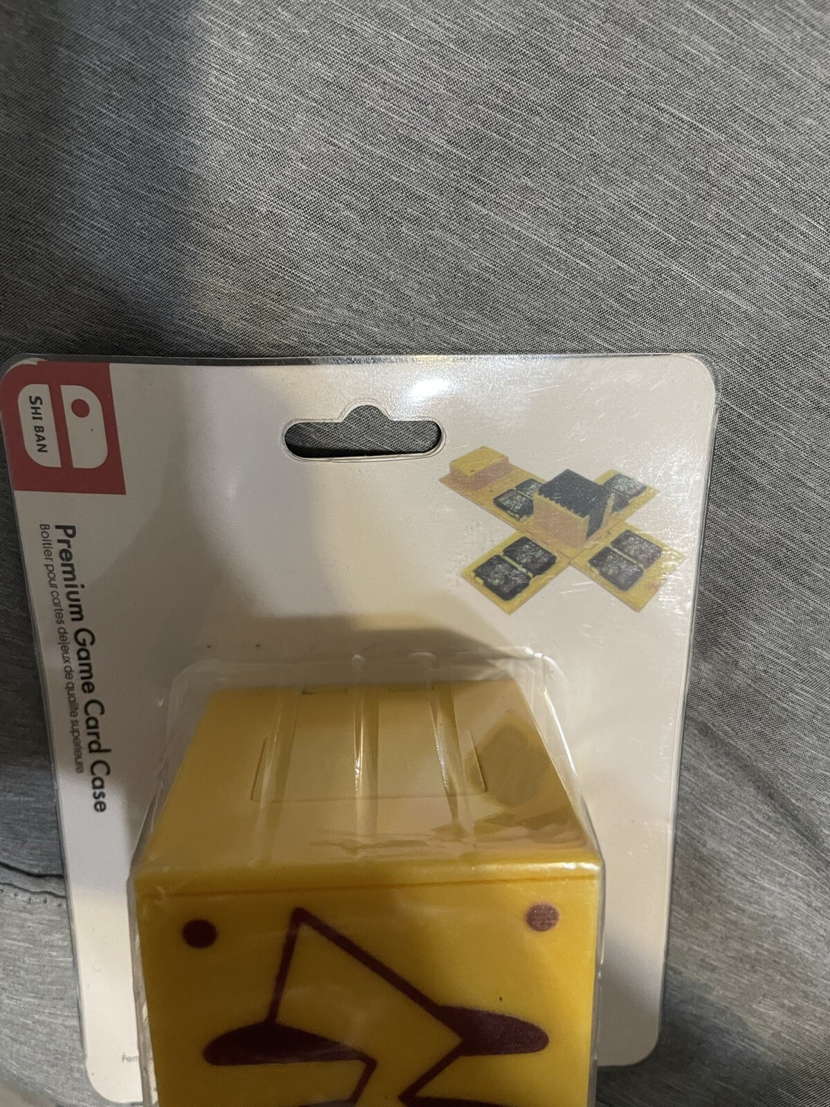 Nintendo Switch Video Premium Game Card Case Pikachu Tail New! Súper Cute