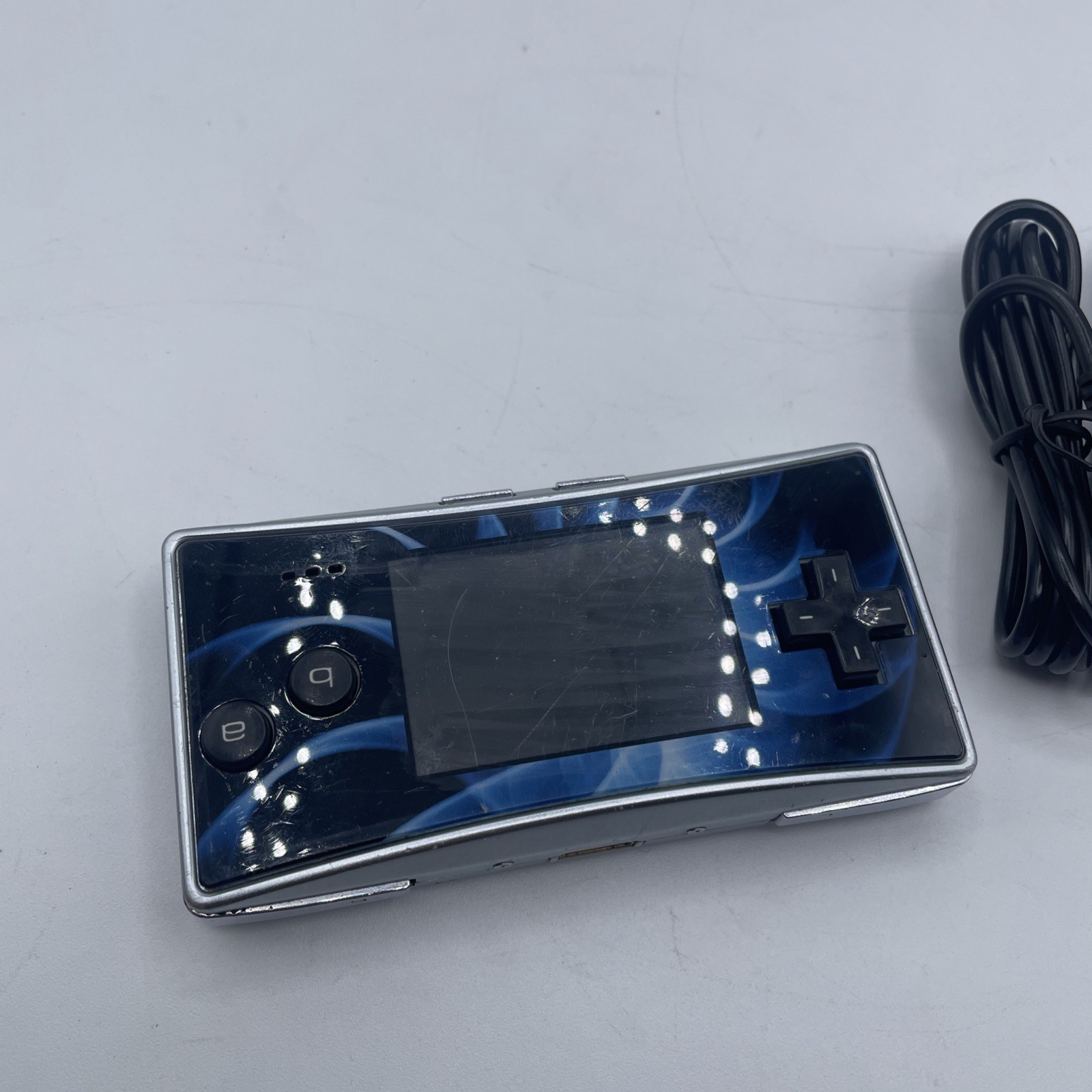 Nintendo Gameboy Advance Micro Silver Handheld Console GBA Tested Working