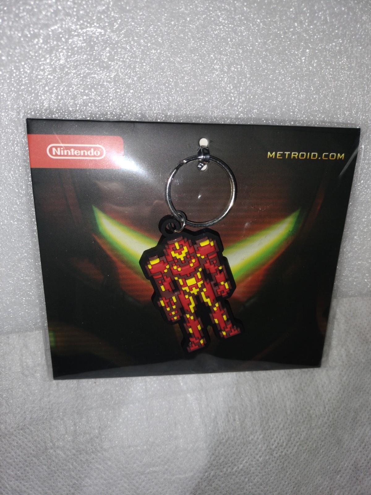 NEW SEALED – Metroid: Samus Returns Keychain Gamestop Exclusive Preorder Bonus