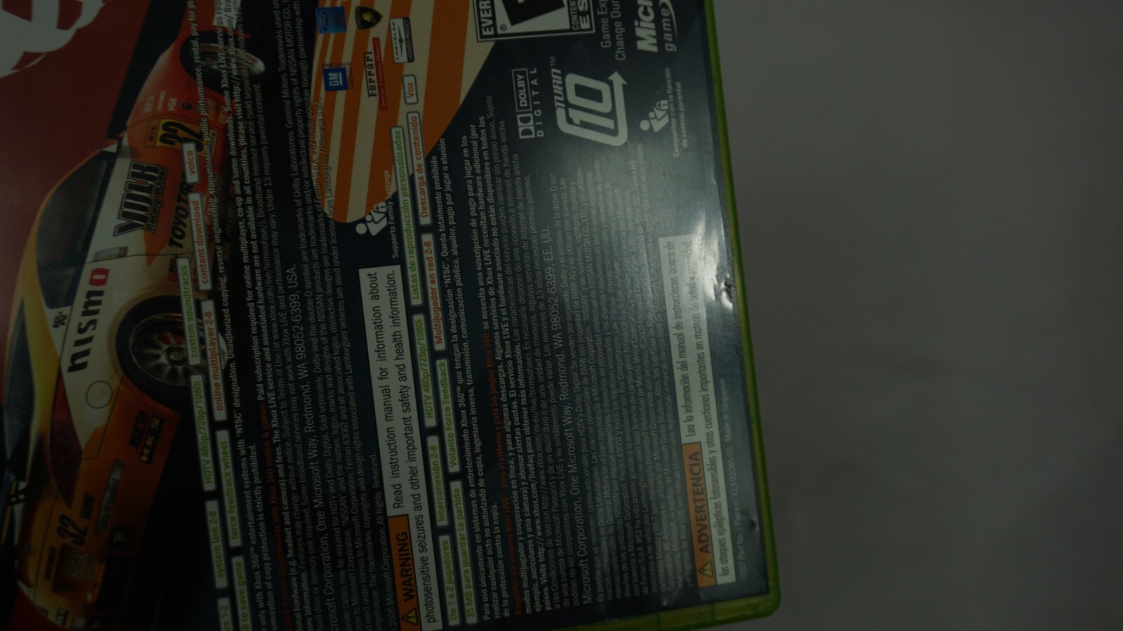 Marvel Ultimate Alliance Xbox 360 CIB & Forza Motorsport 2 Complete w/ Manual I