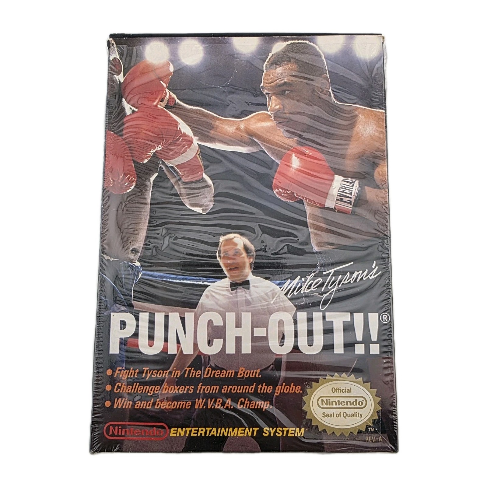 Mike Tyson’s Punch Out – Box Only – Nintendo Nes – Oval Seal – Shrink (No Game)