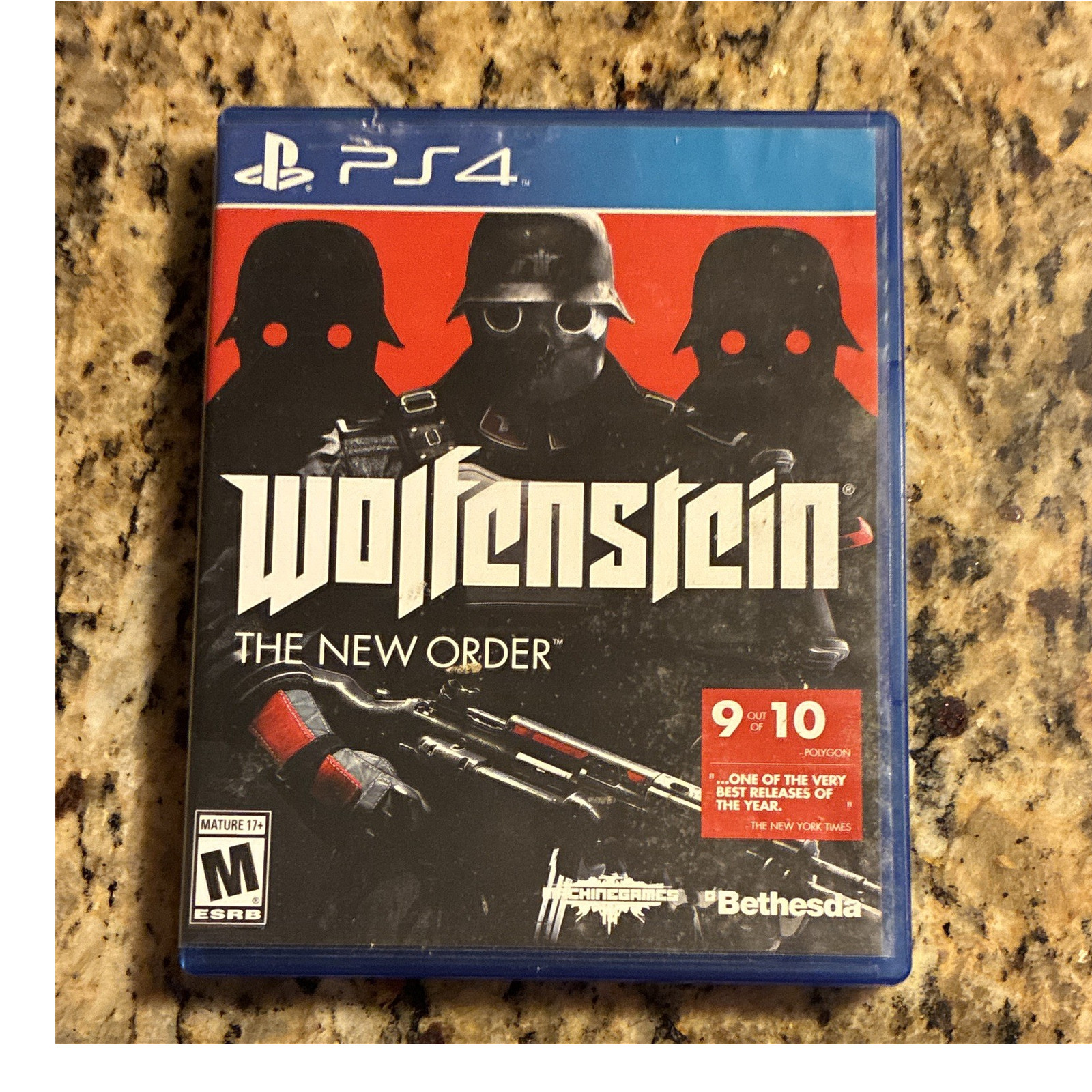 Bethesda Wolfenstein: The New Order (Wolfenstein Series) M Shooter PS4 NTSC