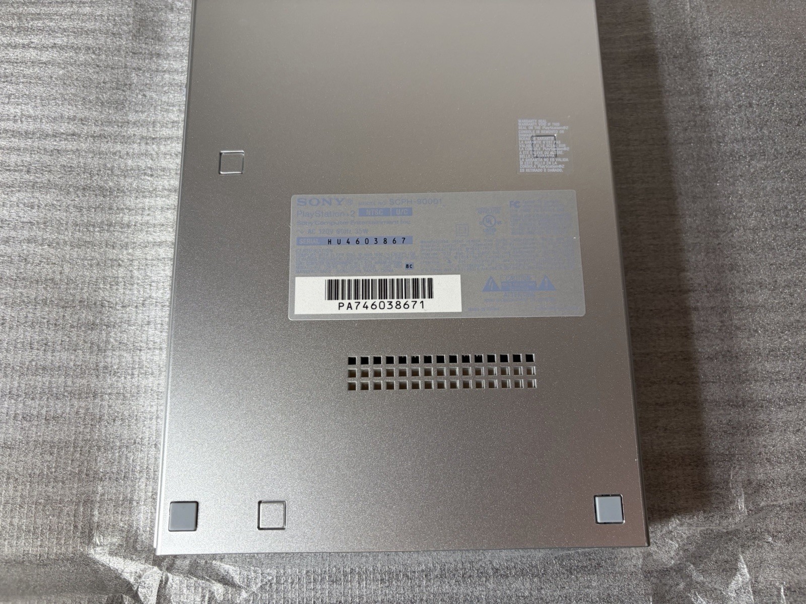 New In Box Sony Playstation 2 PS2 Slim Silver Game Console SCPH-90001