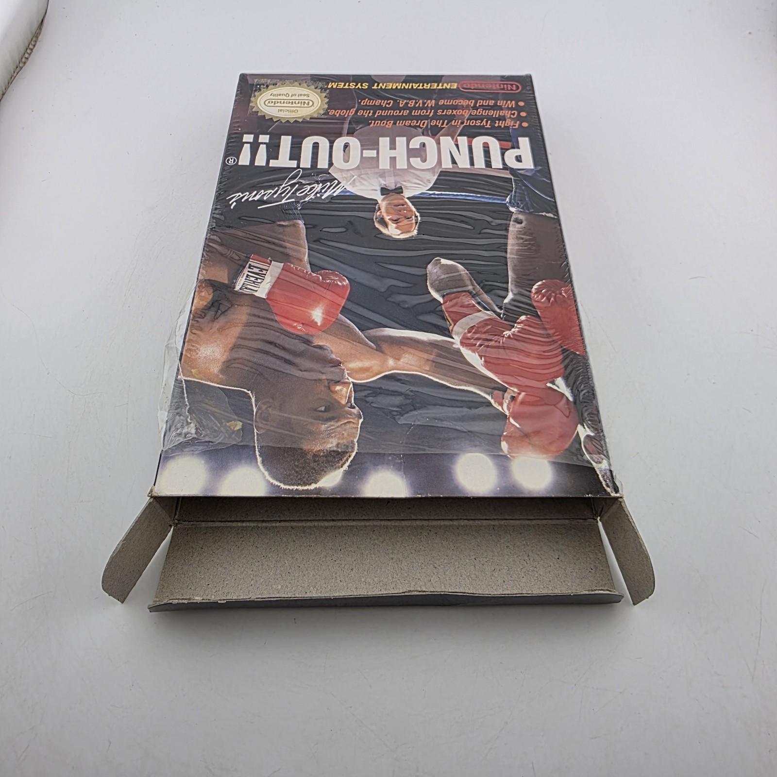 Mike Tyson’s Punch Out – Box Only – Nintendo Nes – Oval Seal – Shrink (No Game)