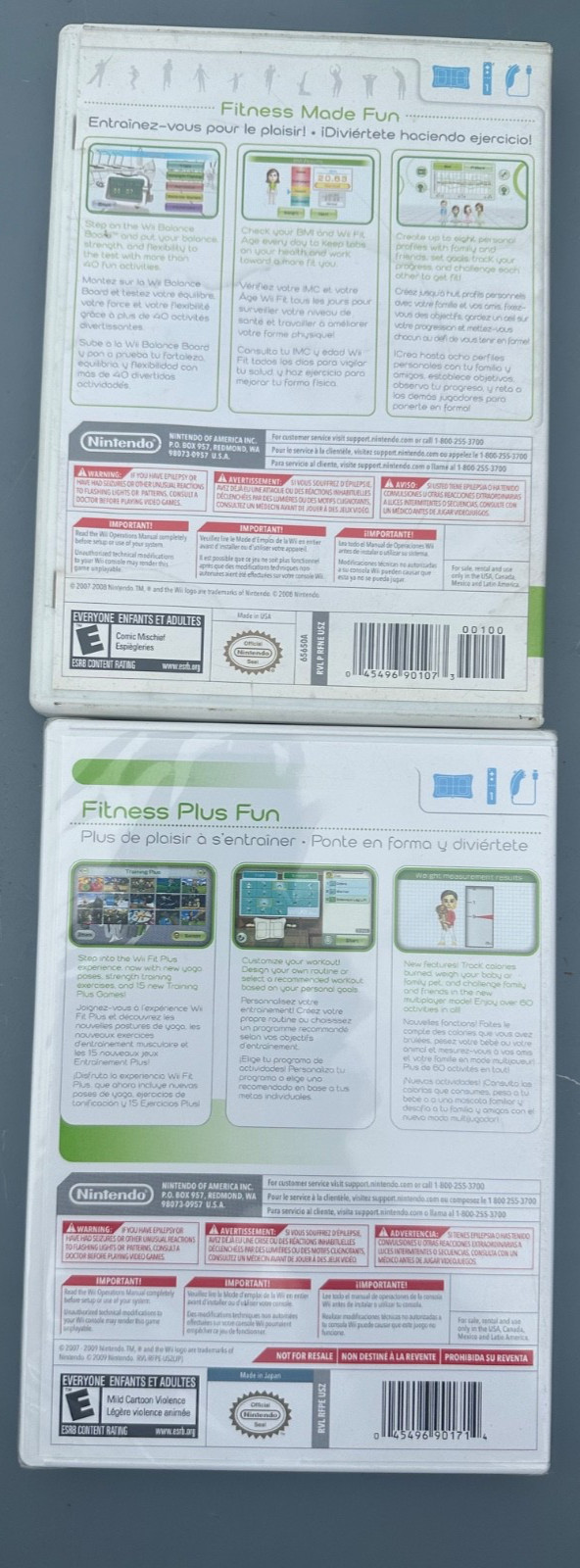 WII Fit & Wii Plus – Complete & Manual- CIB Wii fit plus sealed