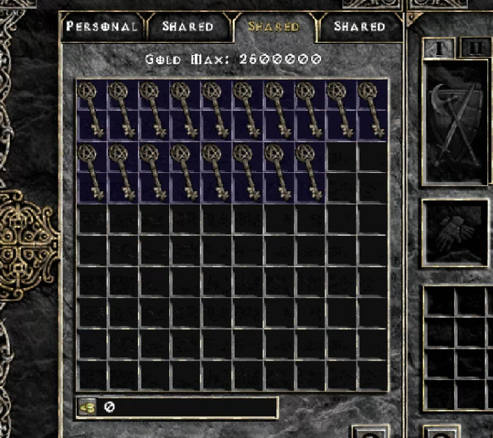 Diablo 2 3x 3×3 Key sets PC or Xbox – Ladder or Non Ladder – Softcore