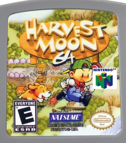 HARVEST MOON FOR THE NINTENDO 64 GAMING CONSOLE (N64) (1999) US VERSION