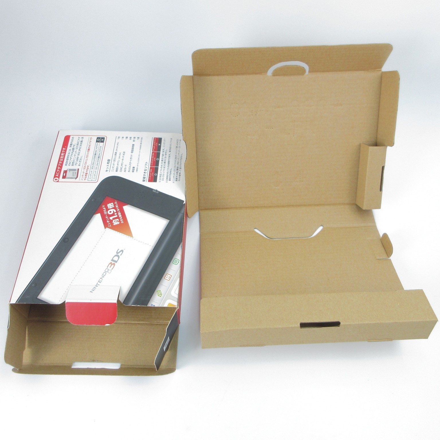 【Good】Nintendo 3DS LL XL Red x Black Console Japanese Edition #RET0122/01