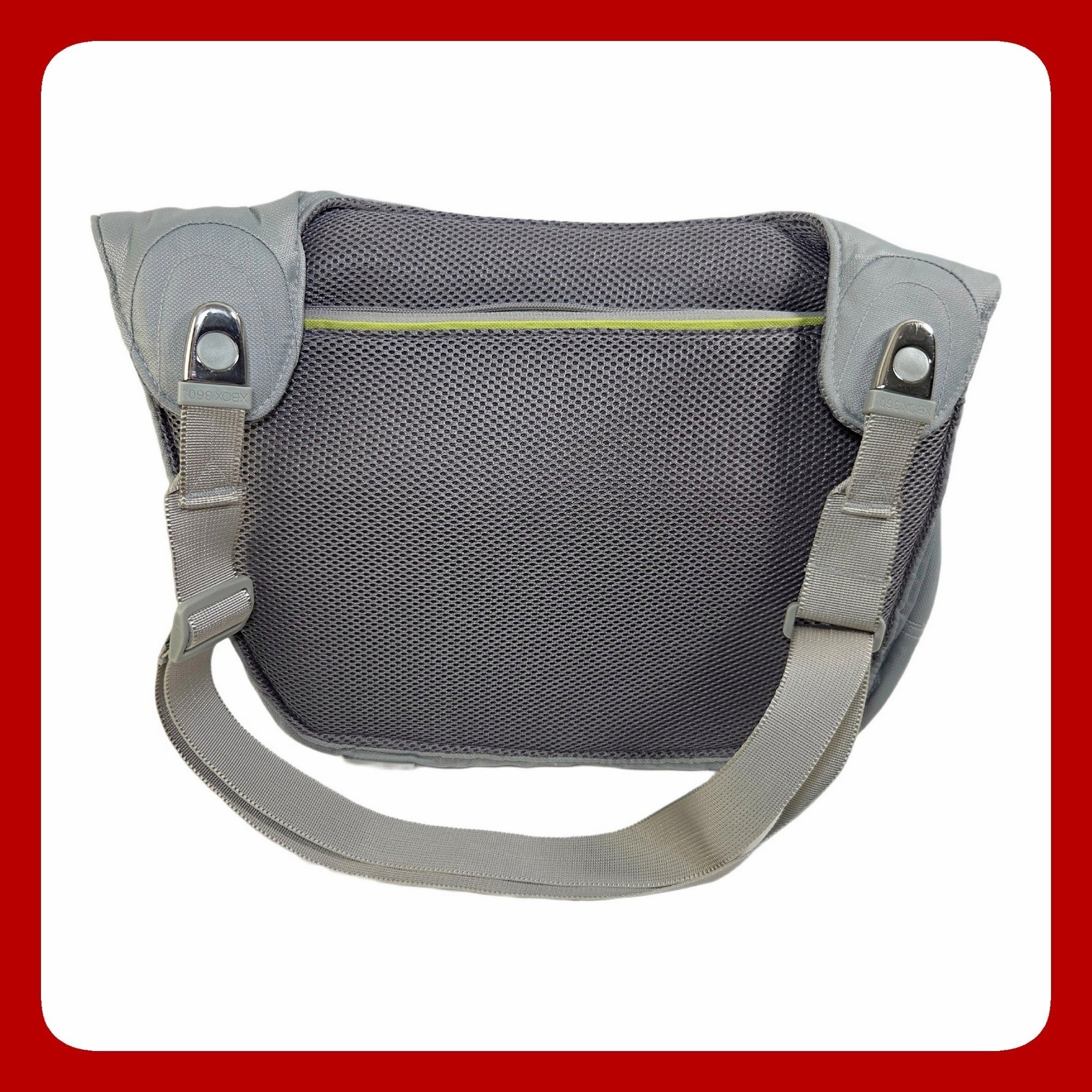 Xbox 360 Messenger Travel Bag Gray Planet 21 Padded Console Case Shoulder Strap