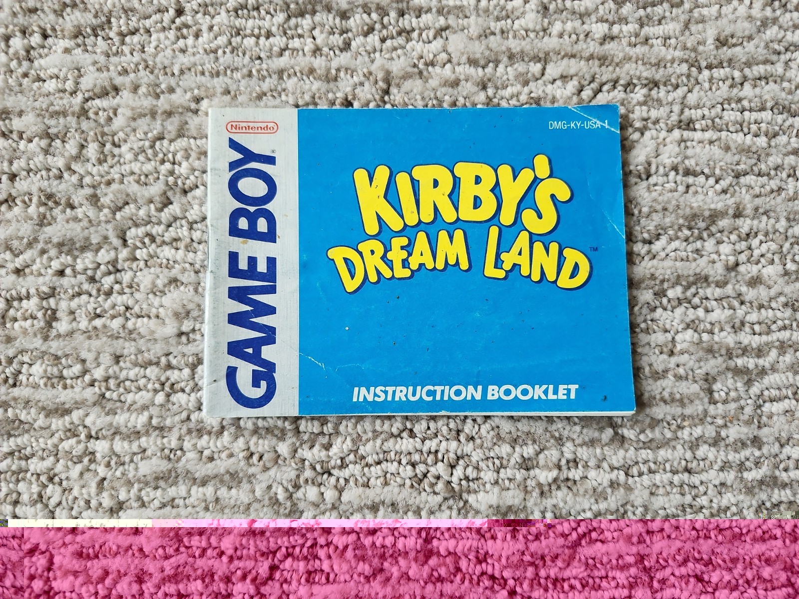 Kirby’s Dream Land (Nintendo Game Boy, 1992) with Manual, EXCELLENT CART!