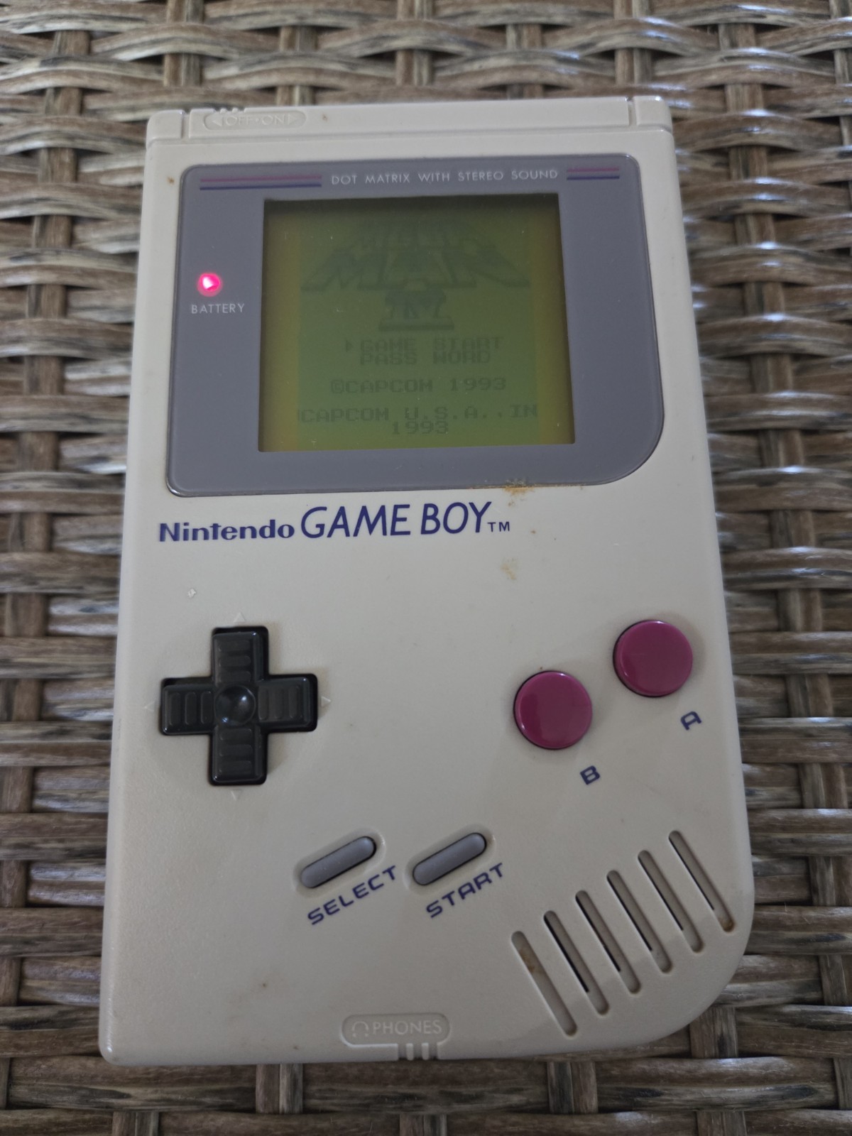 Nintendo Game Boy Launch Edition Handheld System – Gray