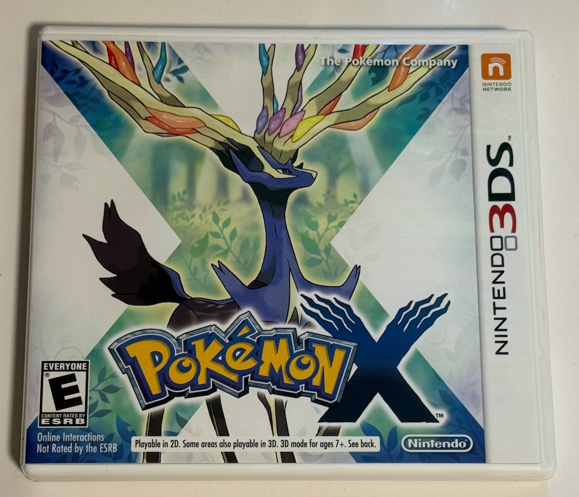 Pokemon X (Nintendo 3DS, 2013) Authentic Game & Case Used Tested