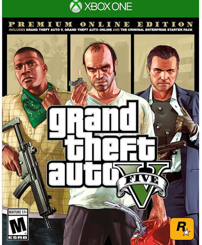 Grand Theft Auto V GTA 5 Xbox One Premium Edition New With Shrink Wrap Series X