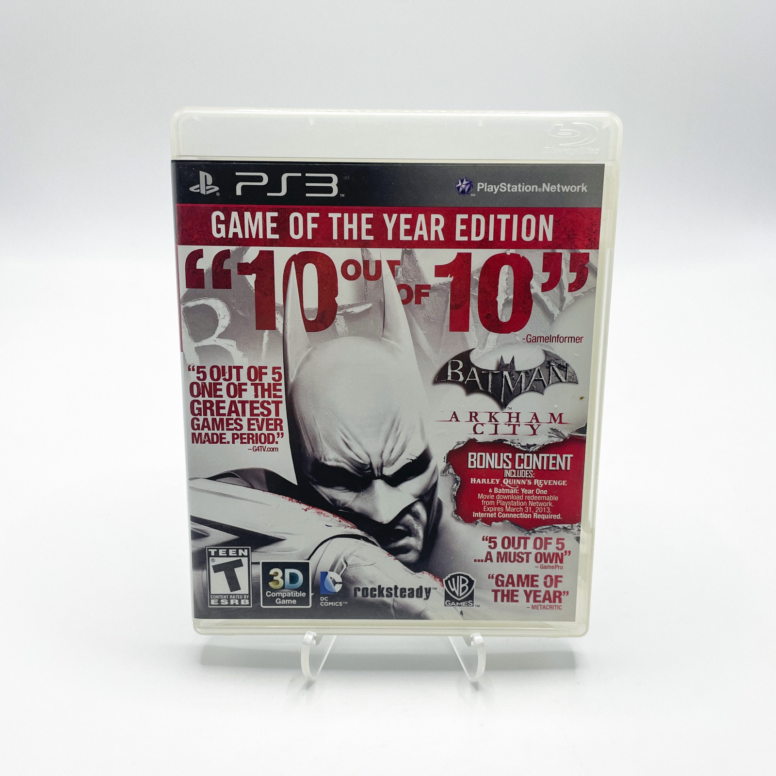 Batman: Arkham City Game of the Year PS3 Complete CIB