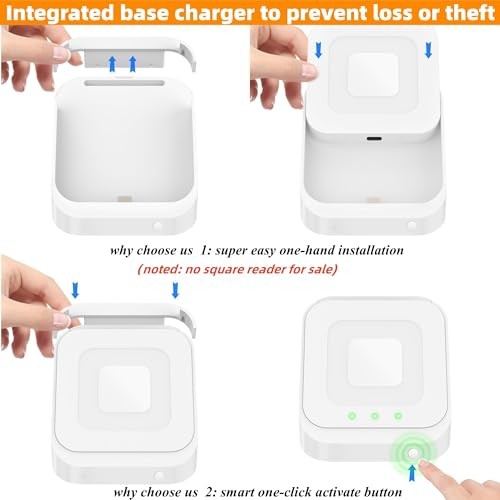 Square Dock for Square Reader 2nd Generation – Holder Stand for Square Card