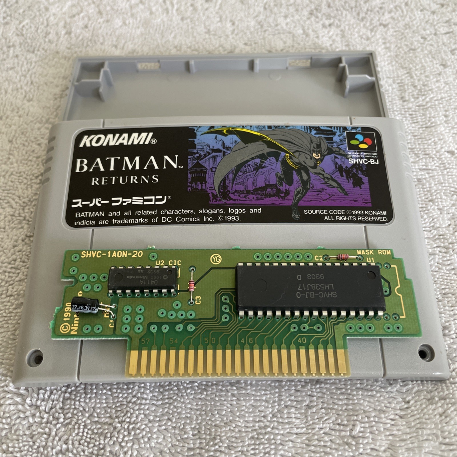 Batman Returns Super Famicom (Japan Import) US Seller Authentic Tested FREE SHIP