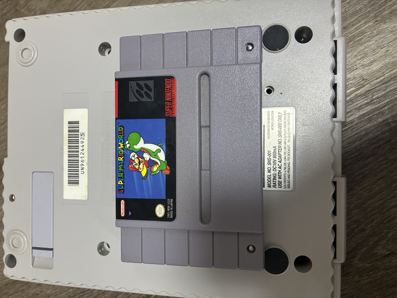 Super Nintendo (SNES) Console Bundle w/ Super Mario World