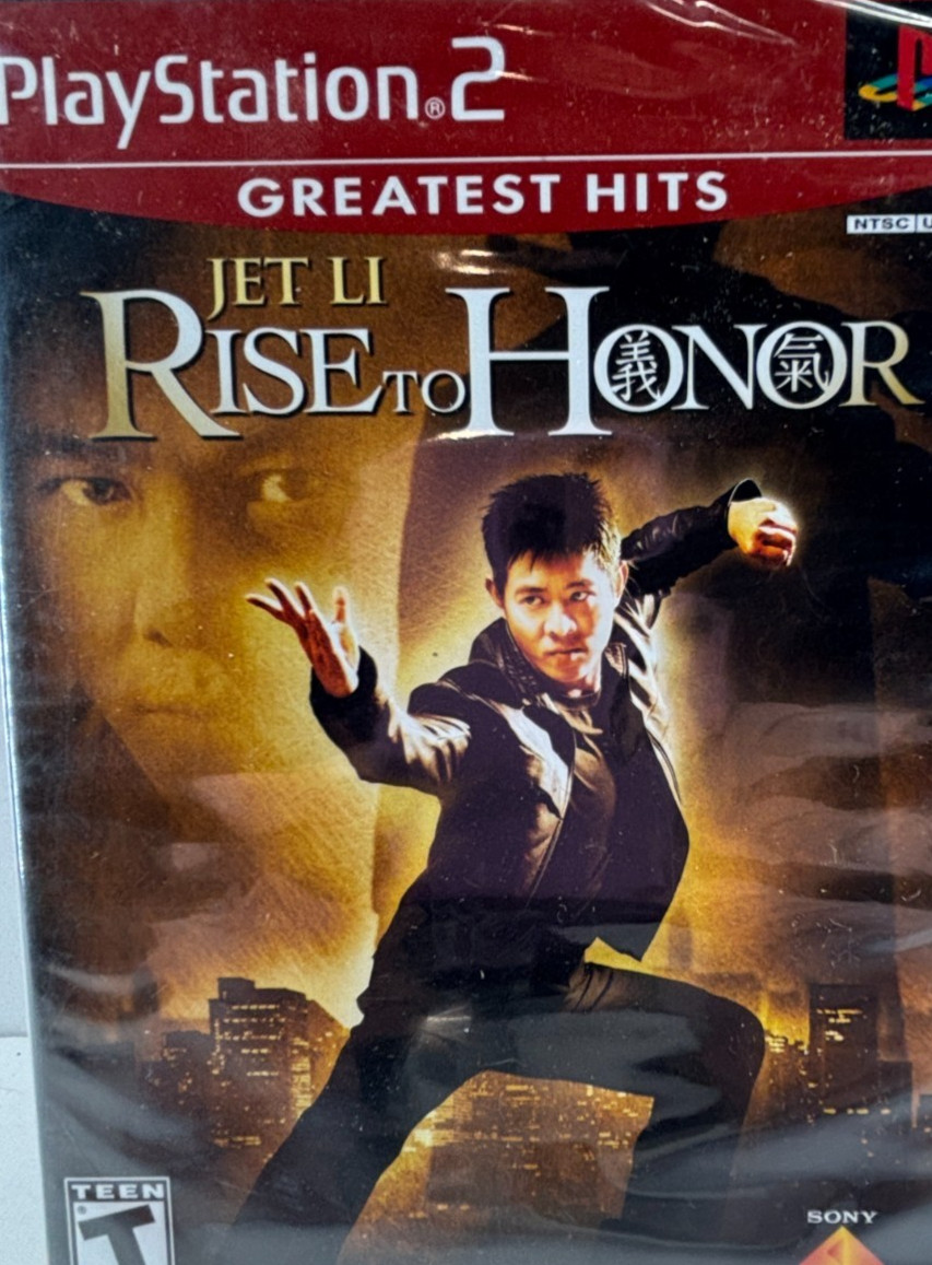 Jet Li Rise to Honor PS2 Greatest Hits Brand New Sealed Action Game Sony 2004