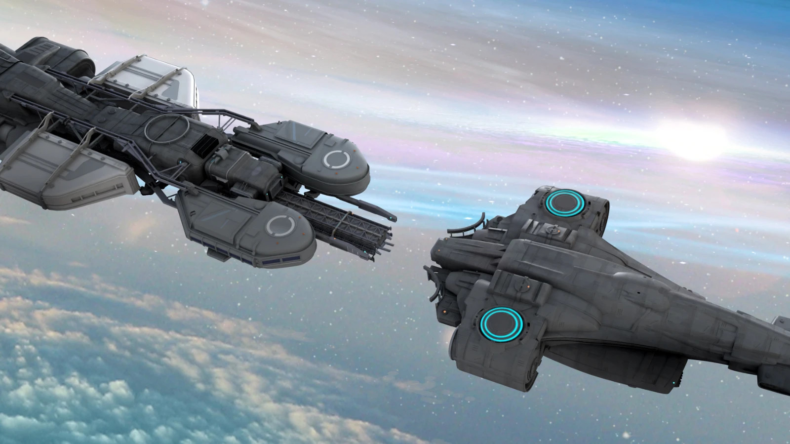 Star Citizen Endeavor Master Set OC + VFG Industrial Hangar – Original Concept