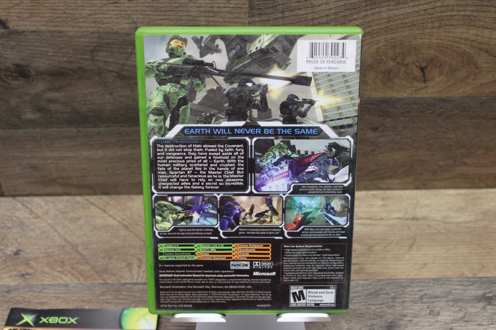 Halo 2 Microsoft Original Xbox CIB Complete Video Game