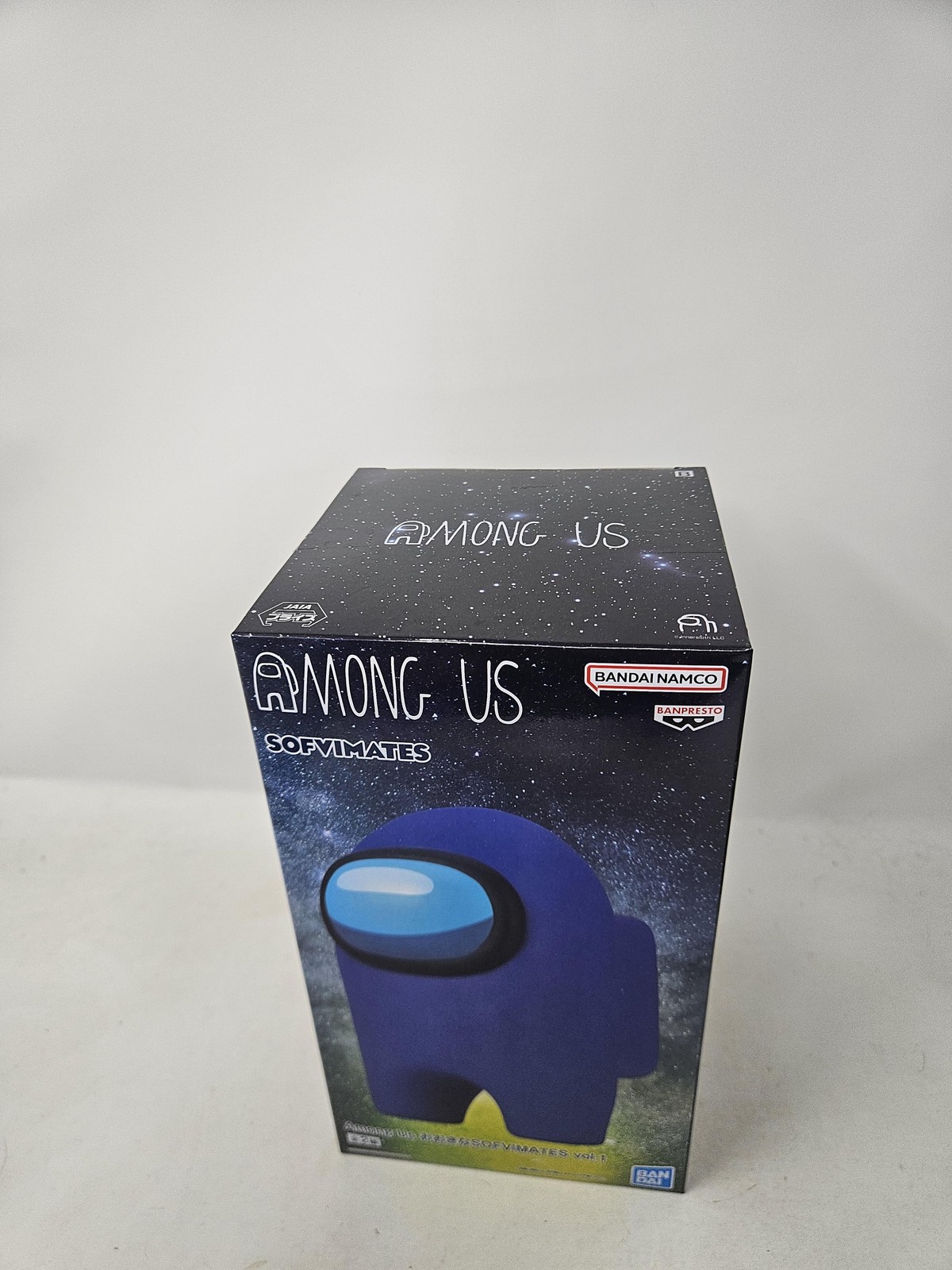 Among Us Blue Crewmate Sofvimates Figure Banpresto New Boxed Anime Collectible