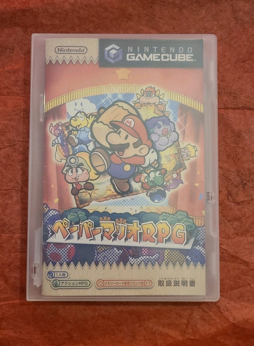 Paper Mario RPG Thousand-Year Door GameCube Complete CIB Japan Import US Seller