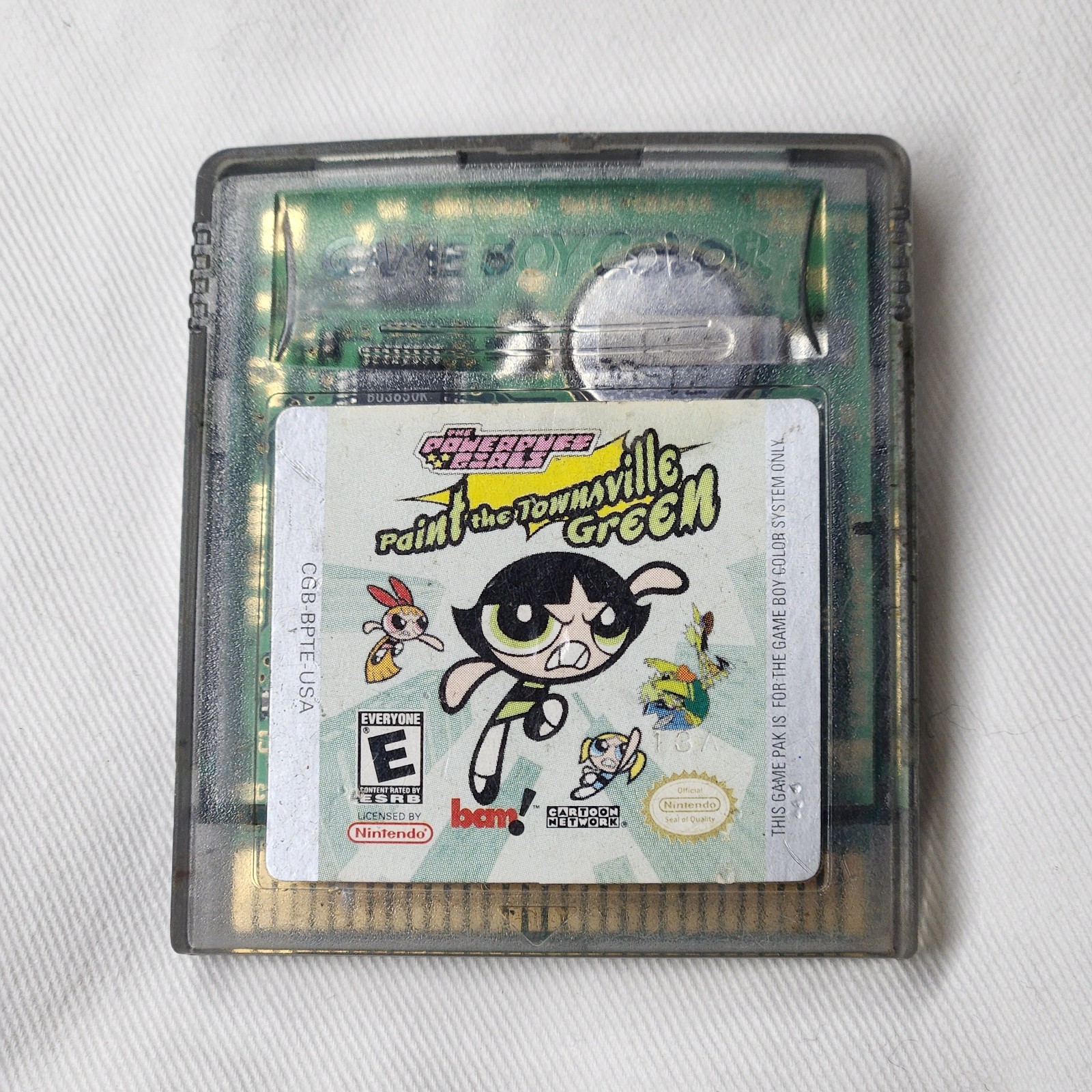 The Powerpuff Girls Paint the Townsville Green Nintendo Game Boy Color Tested
