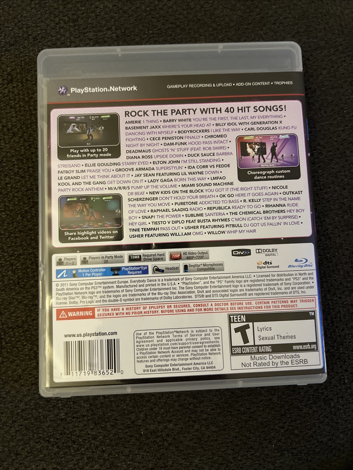 Everybody Dance – (Sony PlayStation 3) Tested