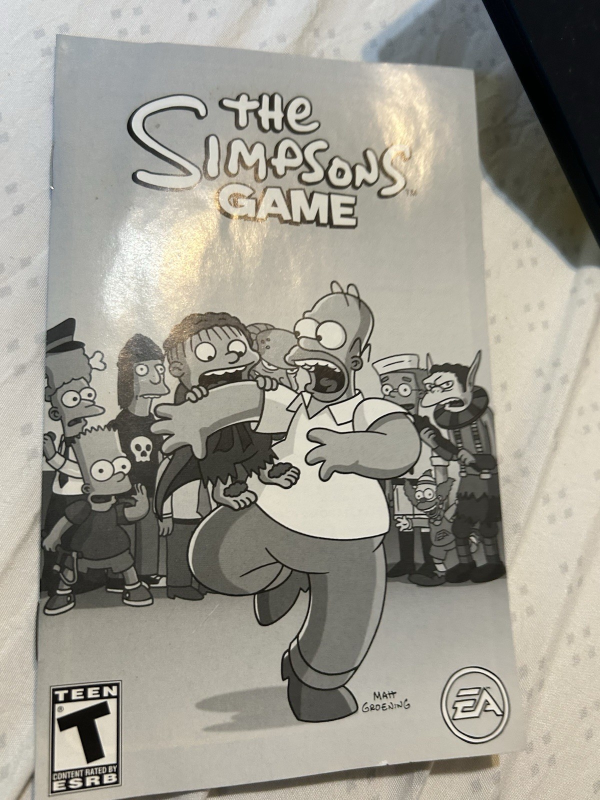 The Simpsons Game PlayStation 2 PS2 with manual untested