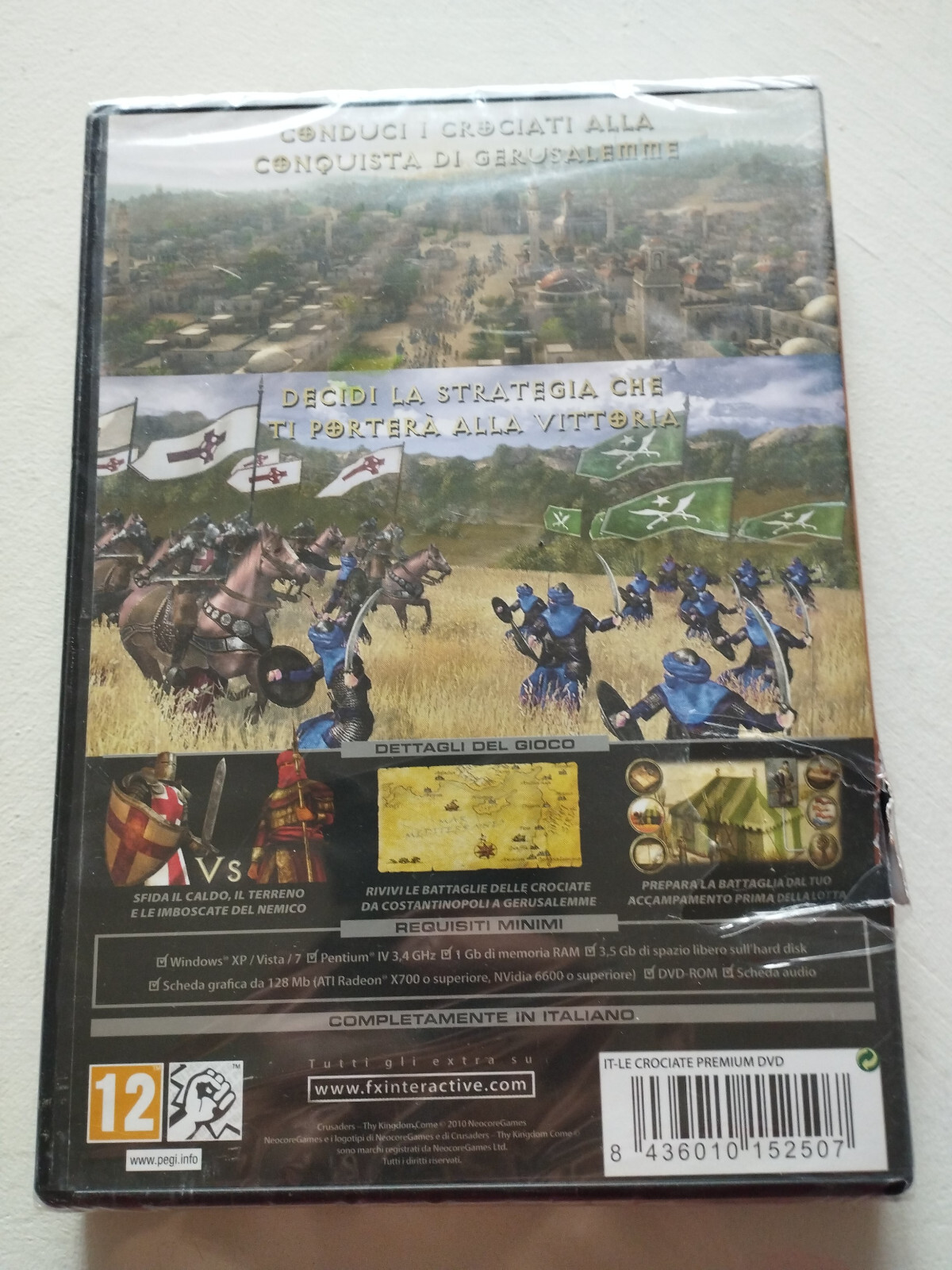 The Crusades Neocore 2010 – PC DVD-ROM Game Italy New