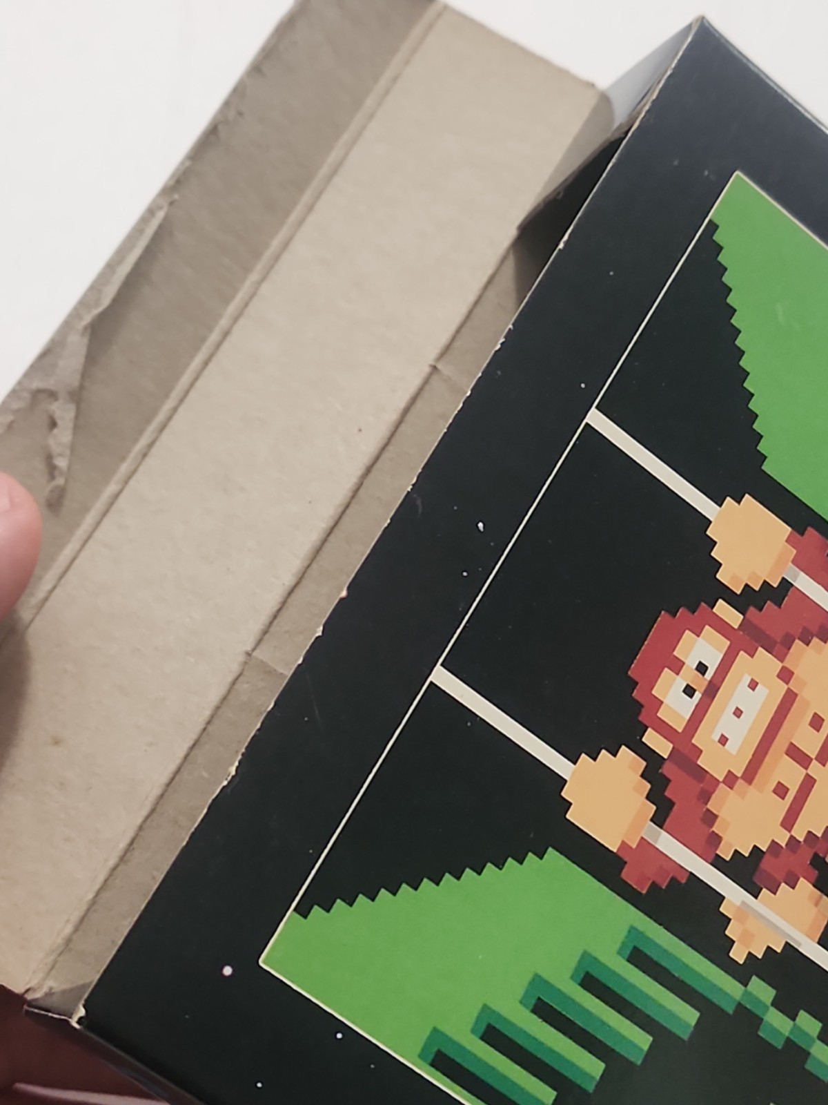 Donkey Kong 3 Nintendo NES Empty Box Only HangTab BLACK BOX Needs Wata Psa
