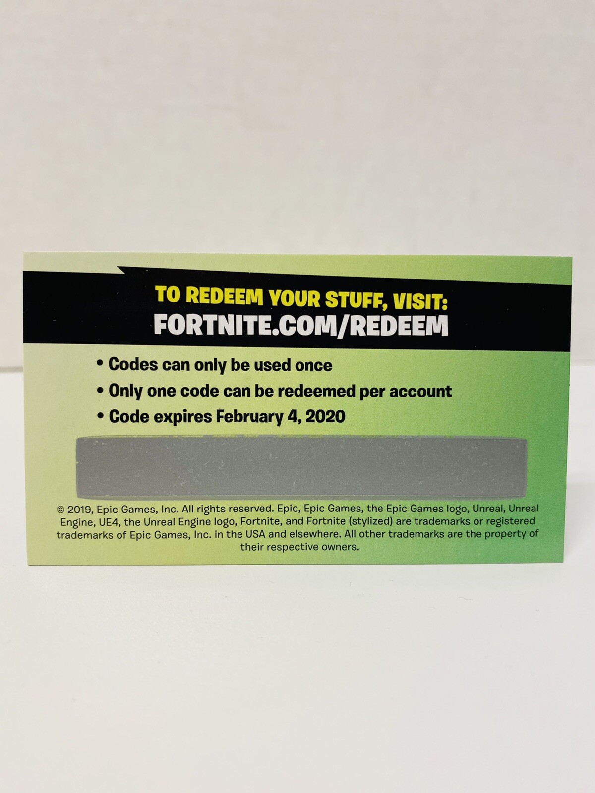 Fortnite Minty Pickaxe Card – UnScratched and Expired Code Fast Free Shipping