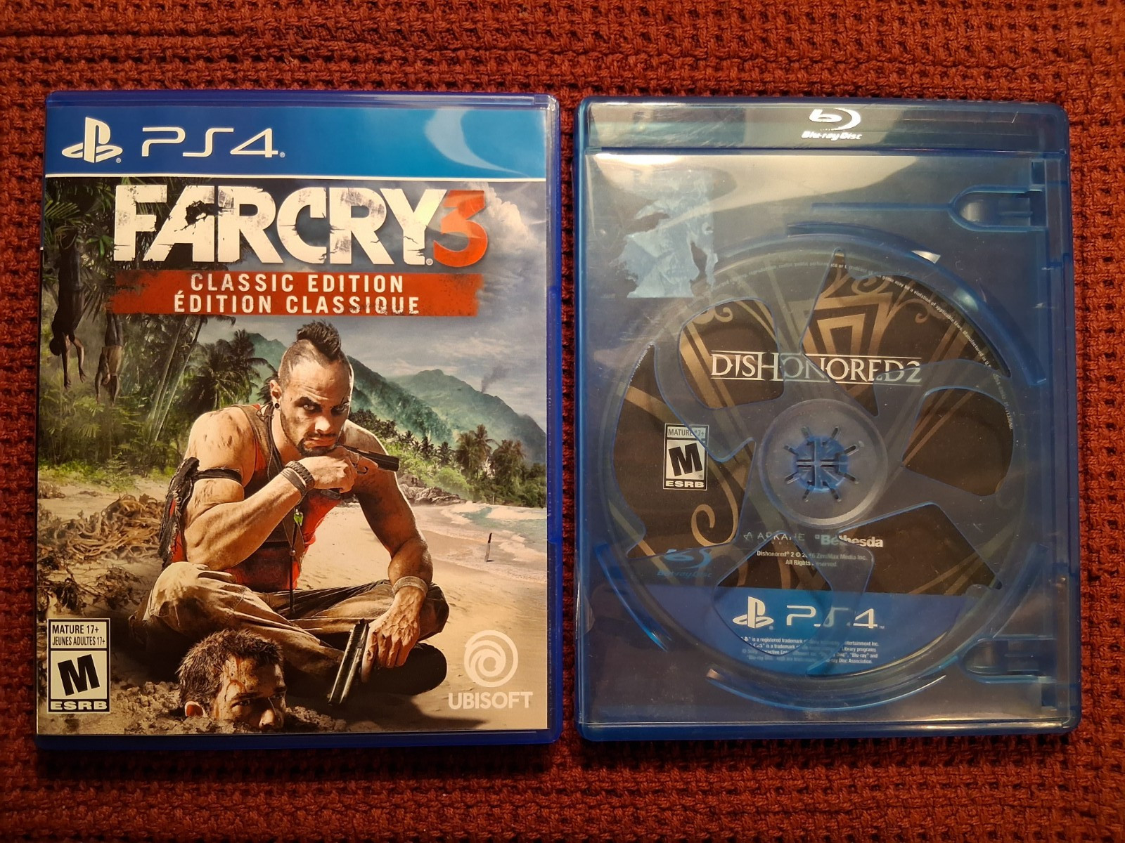 Lot of 2: Far Cry 3 Classic Edition + Dishonored 2 – PS4 Sony Playstation 4
