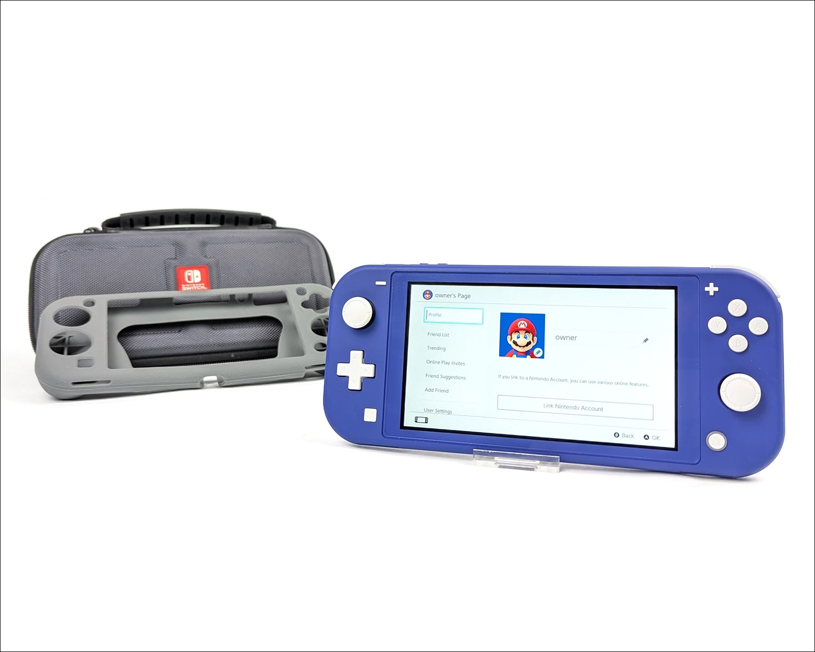 Nintendo Switch Lite Handheld Video Game Console 32GB HDH-001 Purple w/ Case
