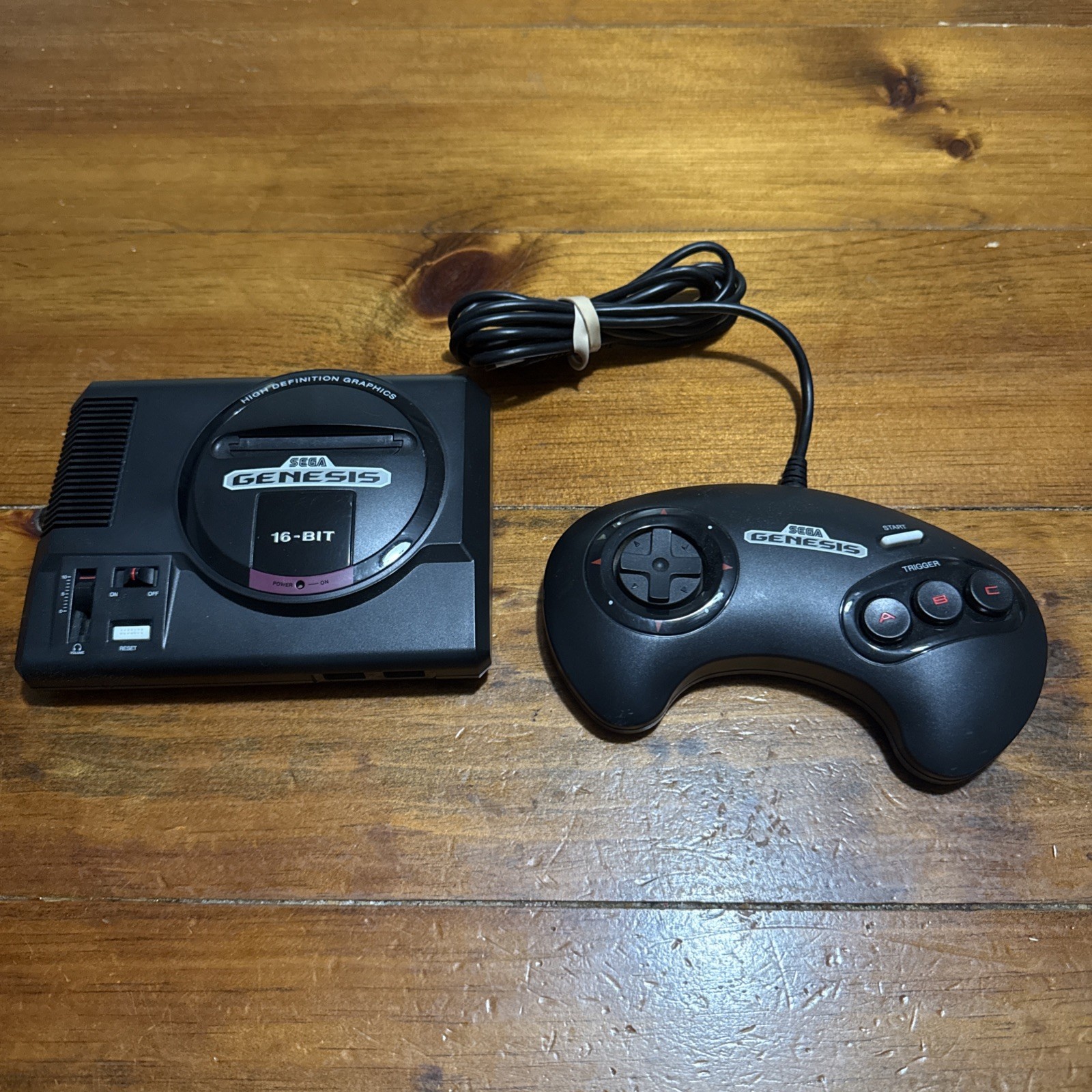 Used SEGA Genesis MK-1600 16-BIT Mini Console Controllers Tested With Extras